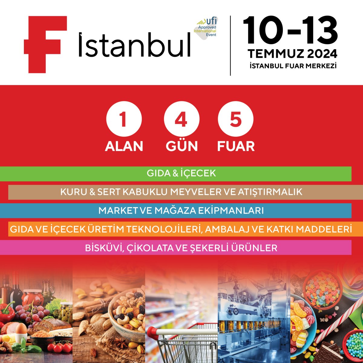 KNC Gıda Makineleri, F Istanbul Gıda ve İçecek Ürünleri ve Üretim Teknolojileri Fuarı'na Katılıyor